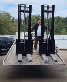 Тест-драйв складской техники на нашем складе в Кисловодске